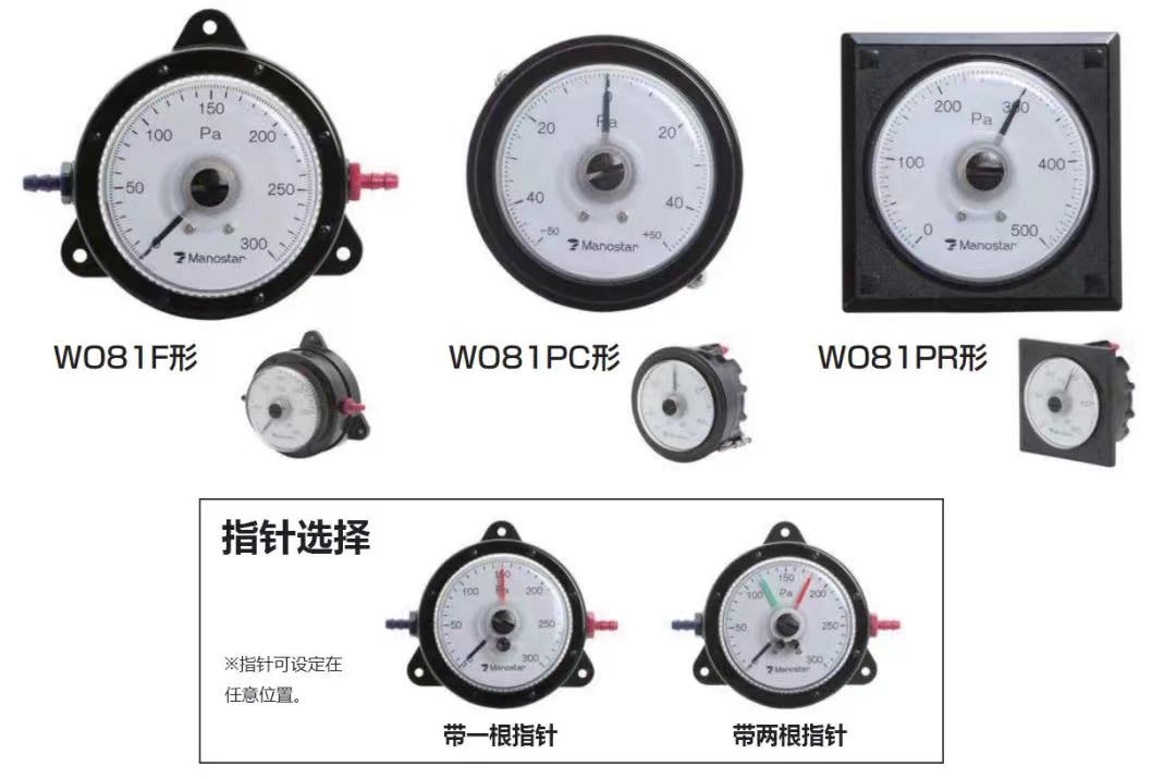 MANOSTAR山本电机 微差压表图